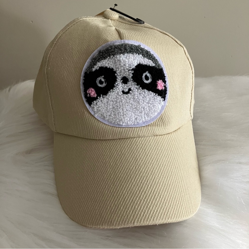 Sloth Women’s Baseball Hat - Tan - NEW